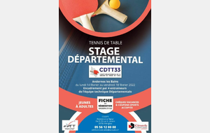 Stage février