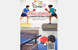 Stage Féminin
