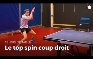 top spin coup droit
